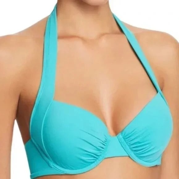 Tommy Bahama Blue Underwire Bikini Swimsuit Top 36D - Picture 2 of 9